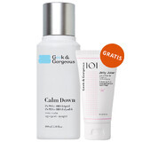 Geek &amp; Gorgeous Calm Down, gentle exfoliator with 4% PHA + BHA acids, 100ml + Jelly Joker, gentle facial cleansing gel, 50ml free