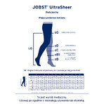 Jobst Opaque, calze a compressione, CCL2, punta chiusa, taglia 2, naturale