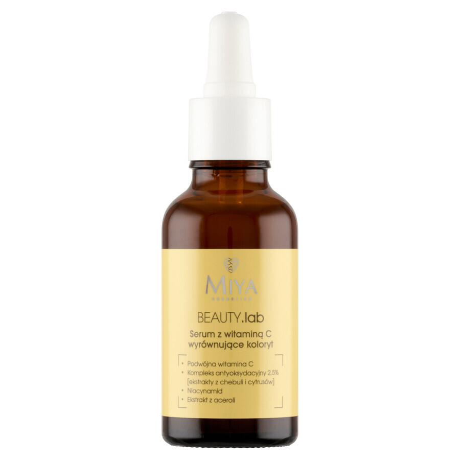 Miya BEAUTY.lab, Siero alla vitamina C per uniformare il tono della pelle, 30 ml