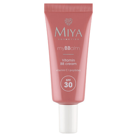 Miya myBBalm, crema BB vitaminada, FPS 30, 02 natural, 30 ml