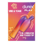 Durex Play Vibe &amp; Tease, 2 in 1 vibrator with stimulating tip