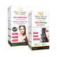 Noble Health Collagene di pesce + Set di cheratina, 60 capsule + Classe A CollaVegan, 60 capsule