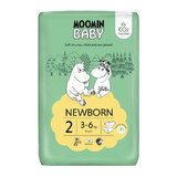 Moomin Baby, pannolini, taglia 2, 3-6 kg, 56 pezzi