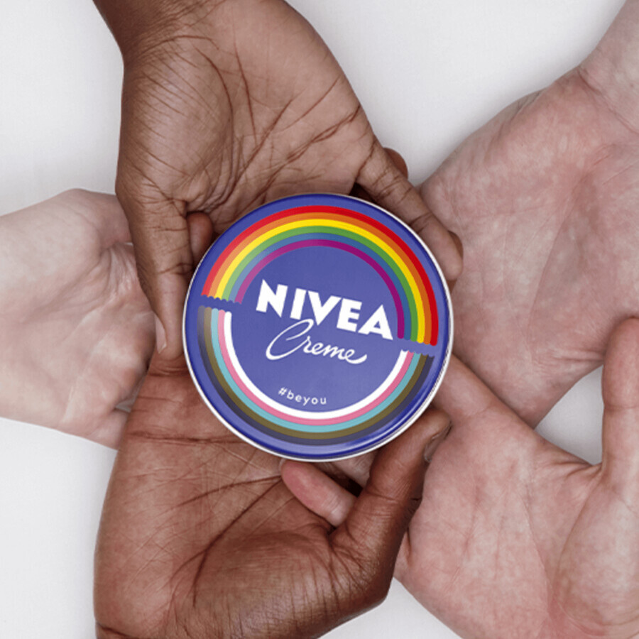 Nivea Pride Creme, Universalcreme für Gesicht und Körper, 75 ml