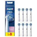 Oral-B Pro Sensitive Clean, embouts de remplacement pour brosse à dents électrique, 8 pièces