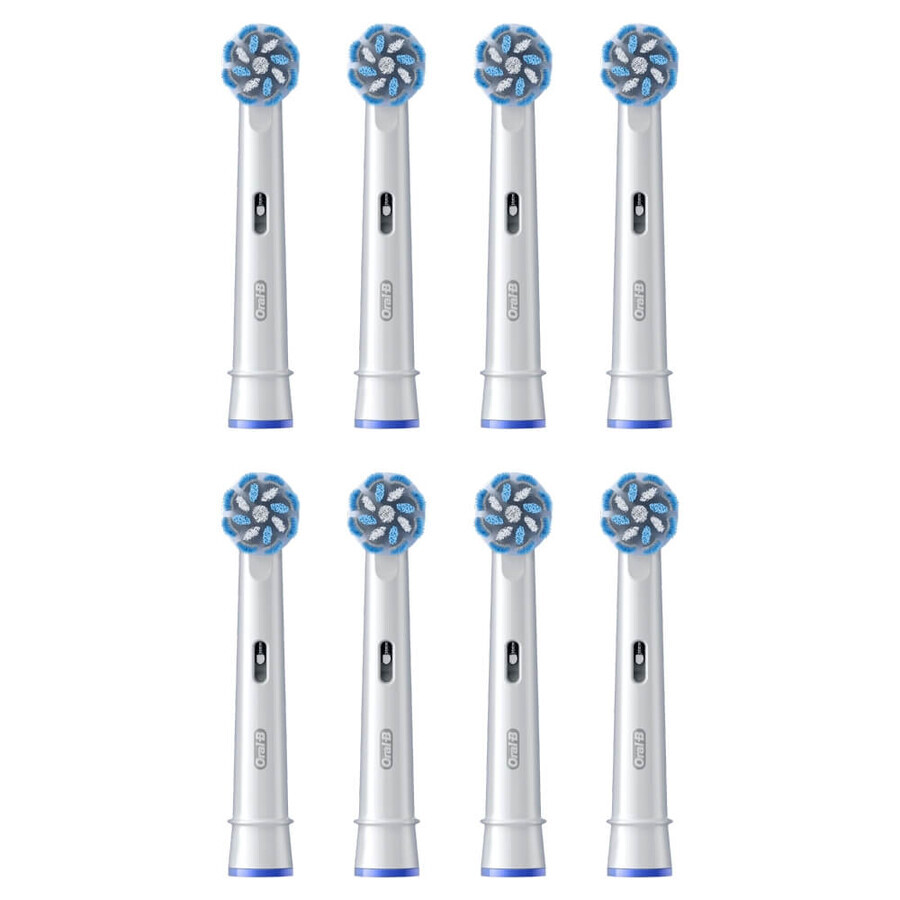 Oral-B Pro Sensitive Clean, embouts de remplacement pour brosse à dents électrique, 8 pièces