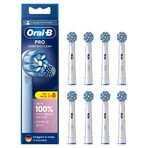 Oral-B Pro Sensitive Clean, embouts de remplacement pour brosse à dents électrique, 8 pièces