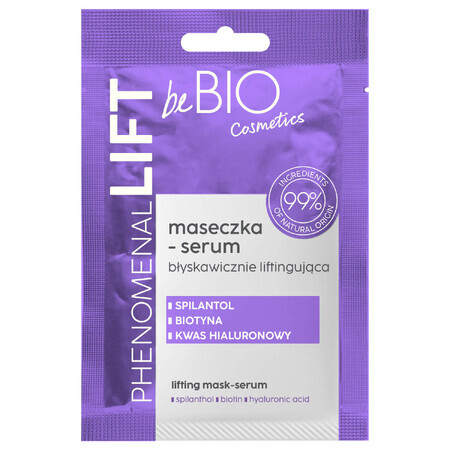 beBIO Phenomenal Lift, maschera-siero liftante, 10 ml