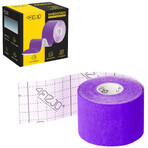 4Fizjo, nastro per kinesiotaping, viola, 5 cm x 5 m