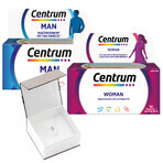 Set Centrum Uomo, 90 compresse + Centrum Donna, 90 compresse + Apart, ciondolo con perla in omaggio