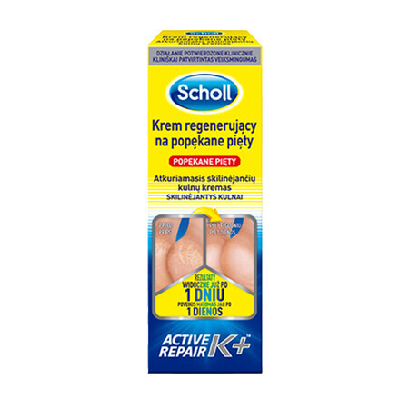 Scholl, Regenerationscreme für rissige Fersen, 60 ml