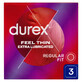 Durex Fetherlite Elite, preservativi con pi&#249; lubrificante, pi&#249; sottili, 3 pezzi