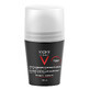 Vichy Homme, antitraspirante roll-on per uomo, protezione di 72 ore, 50 ml