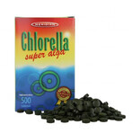 Clorella, alga pressata, 500 compresse