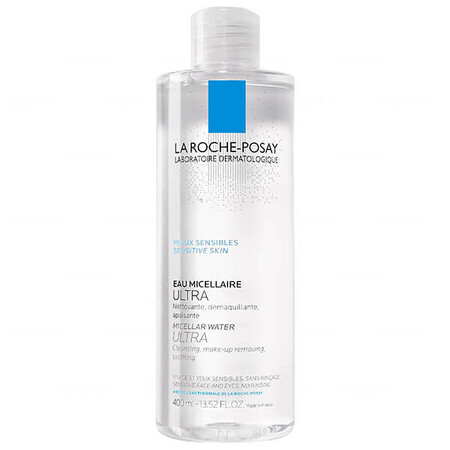 La Roche-Posay Ultra, Mizellenlotion, empfindliche Haut von Gesicht und Augen, 400 ml