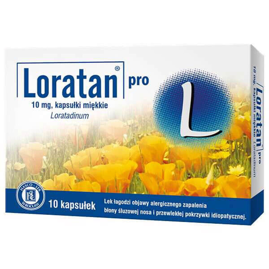 Loratan Pro 10 mg, 10 capsule molli