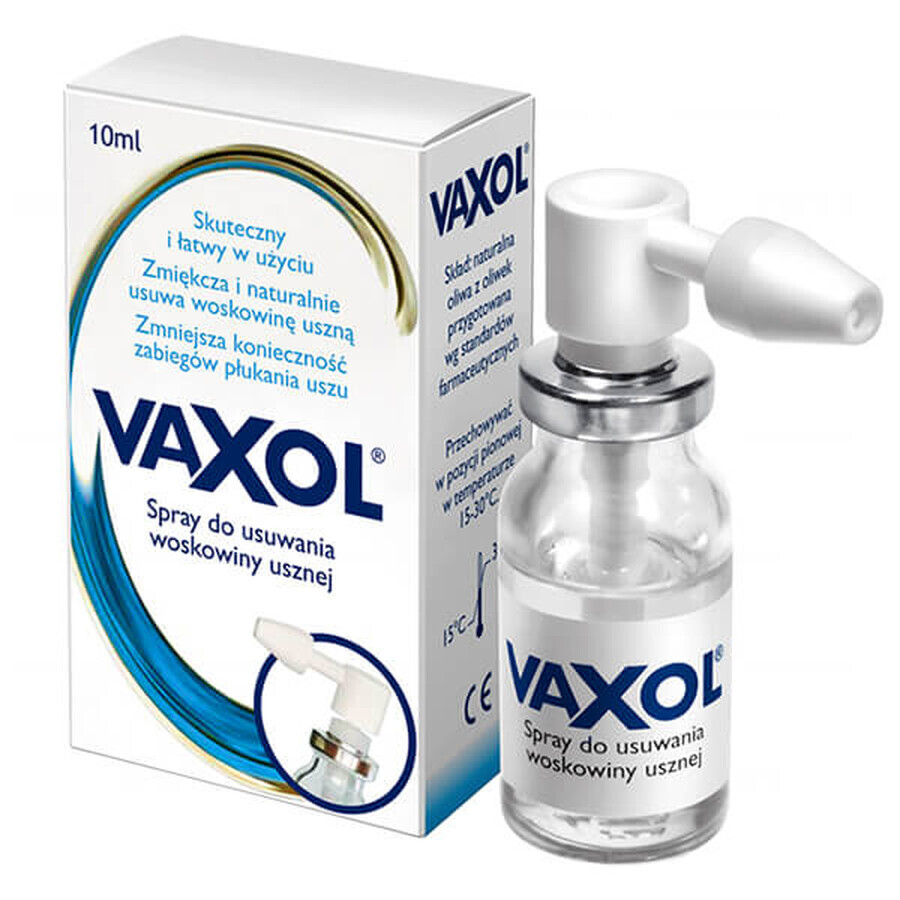 Vaxol, spray per la rimozione del cerume, 10 ml