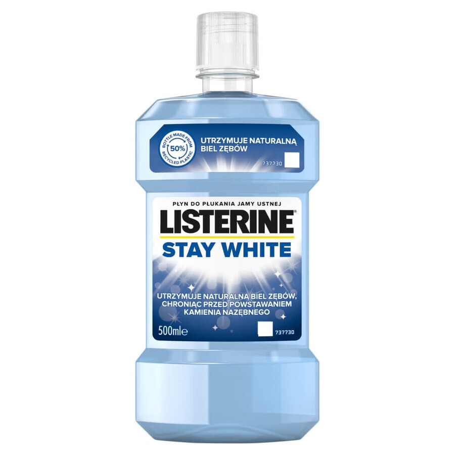 Listerine Stay White collutorio, 500 ml