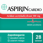 Aspirin Cardio 100 mg, 28 film-coated tablets