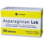 Asparginate Lek 17 mg + 54 mg, 50 compresse