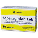 Asparginate Lek 17 mg + 54 mg, 50 comprimate