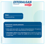 Efferalgan 80 mg, rektale Zäpfchen, 10 Stück