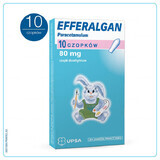 Efferalgan 80 mg, supposte rettali, 10 pezzi