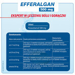 Efferalgan 500 mg, 16 bruistabletten