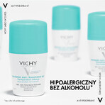 Vichy, roll-on antitraspirante, trattamento antitraspirante contro la sudorazione eccessiva, 48 ore, 50 ml