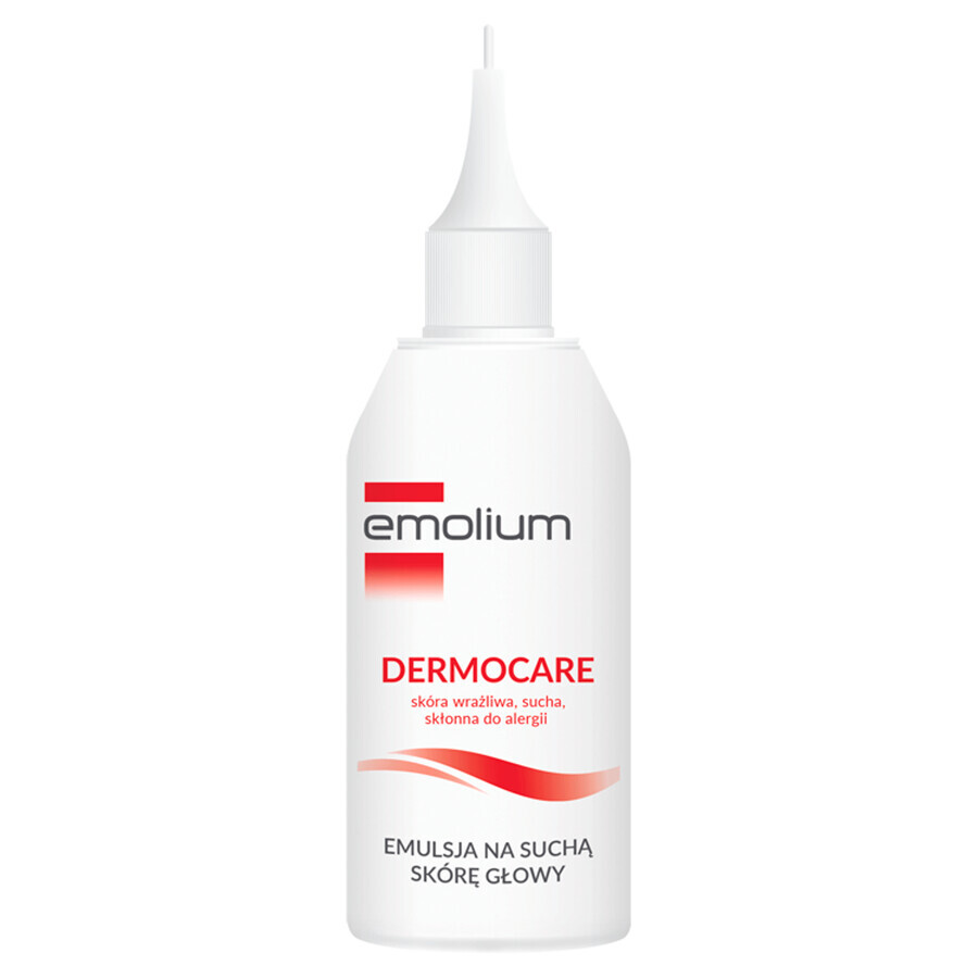 Emolium Dermocare, emulsione per cuoio capelluto secco, da 3 anni, 100 ml