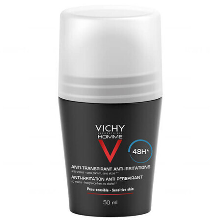 Vichy Homme, roll-on 48h antiperspirant pentru bărbați, 50 ml