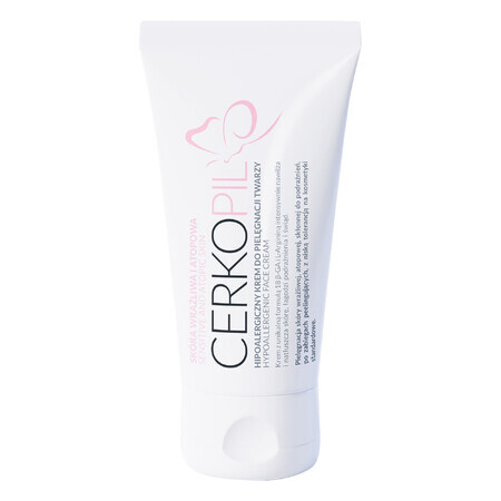 Cerkopil, crema viso, pelle sensibile e atopica, 50 ml