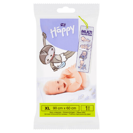 Bella Baby Happy, cuscinetto igienico, 60 cm x 90 cm, 1 articolo