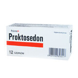 Proktosedon, supposte rettali, 12 pz.