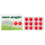 Neo-Angin fără zahăr 1,2 mg + 0,6 mg + 5,72 mg, 24 pastile