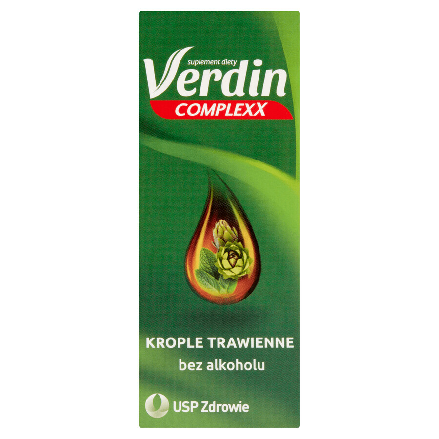 Verdin Complexx, picături digestive, fără alcool, 40 ml