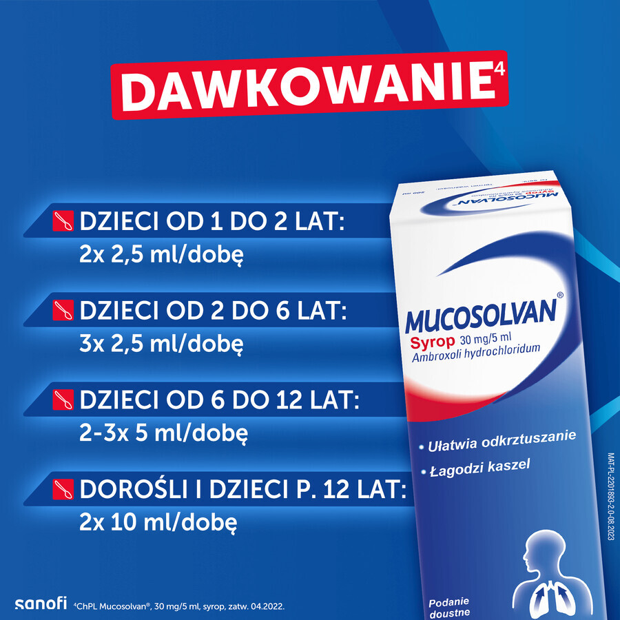 Mucosolvan 30 mg/5 ml, syrup, 200 ml