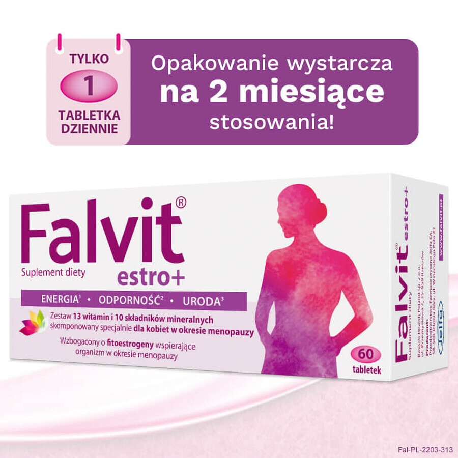 Falvit Estro+, 60 tablets