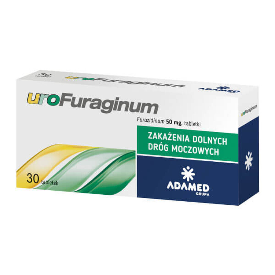 UroFuraginum 50 mg, 30 tablets