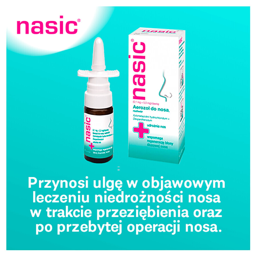 Nasico (0,1 mg + 5 mg)/dose, spray nasale, 10 ml