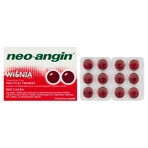 Neo-Angin Cherry 1,2 mg + 0,6 mg + 5,9 mg, 24 pastile tari