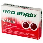 Neo-Angin Cherry 1,2 mg + 0,6 mg + 5,9 mg, 24 pastile tari