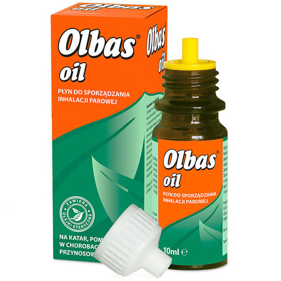 Olbas Oil, lichid pentru inhalarea vaporilor, 10 ml