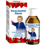 Paracetamol Hasco 120 mg/ 5 ml, oral suspension for children from birth, strawberry flavor, 150 g