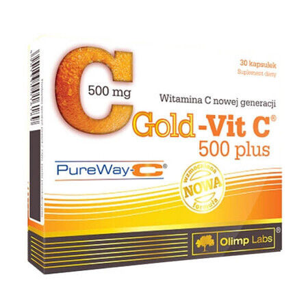 Olimp Gold-Vit C 500 Plus, 30 capsule