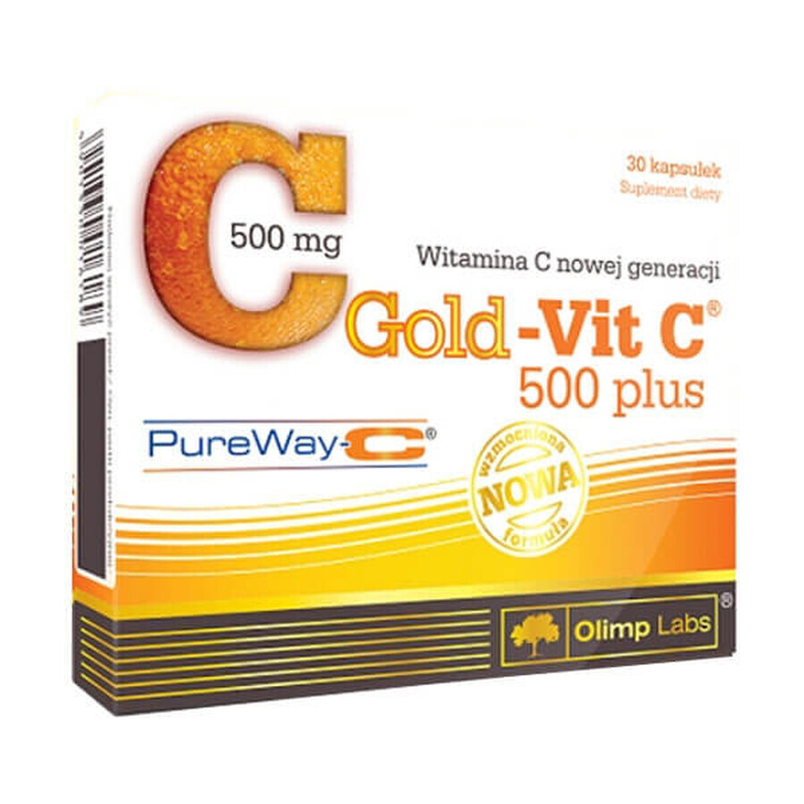 Olimp Gold-Vit C 500 Plus, 30 capsule