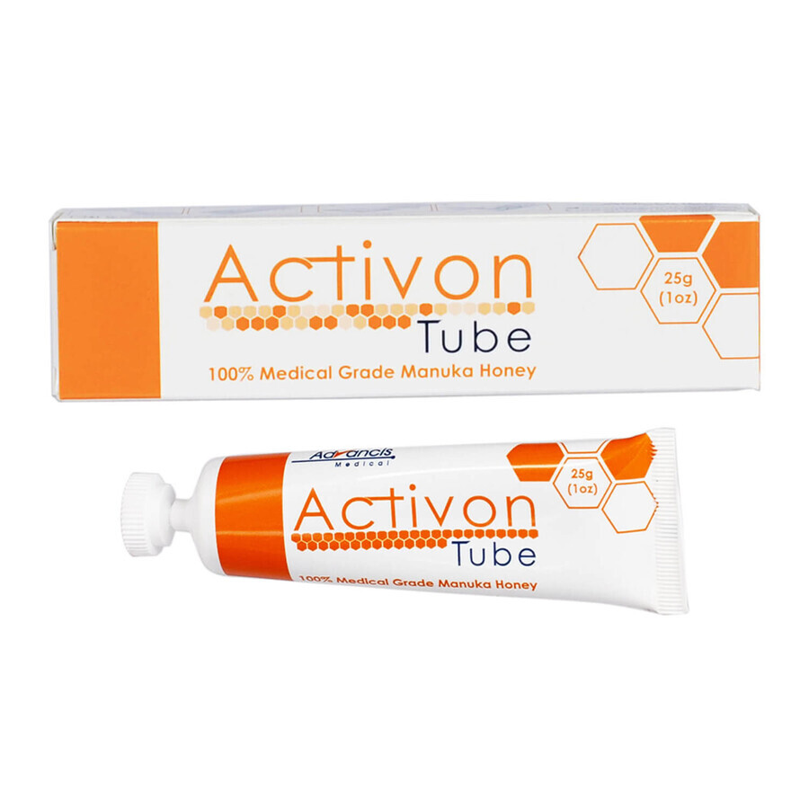 Activon Tube, miele di Manuka 100% di grado medico, 25 g