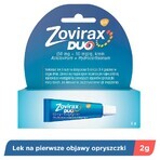 Zovirax Duo (50 mg + 10 mg)/g, crema, 2 g 