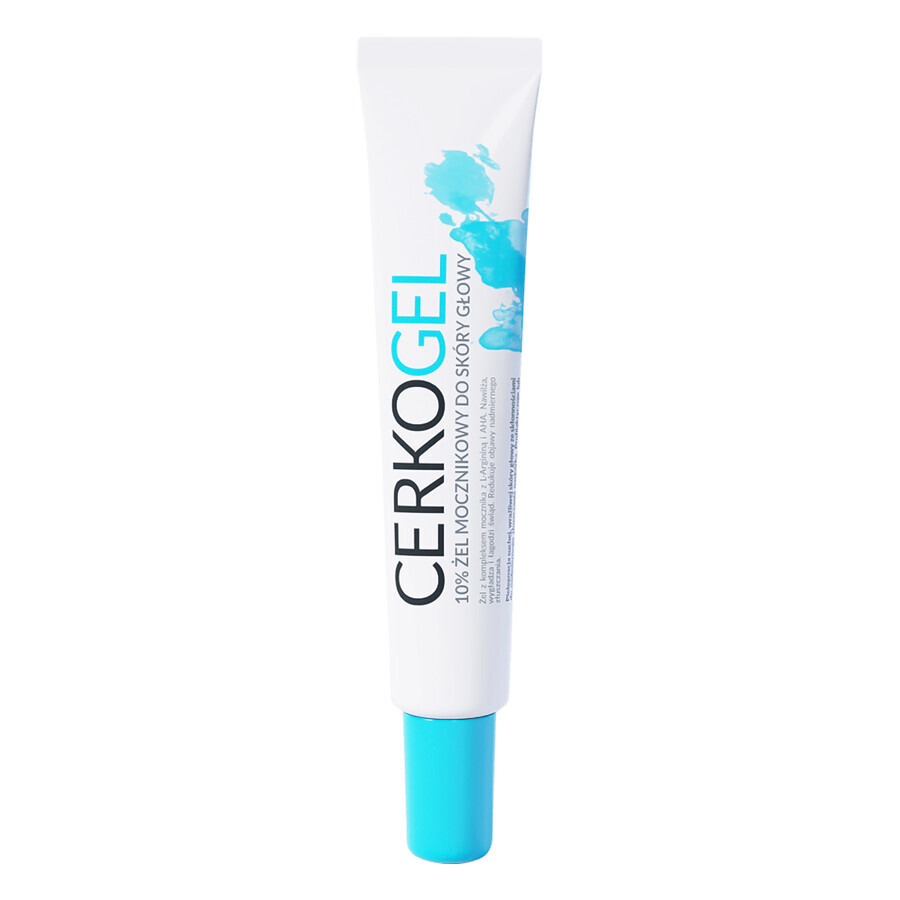 Cerkogel, gel d'urée à 10 % pour le cuir chevelu, 50 g