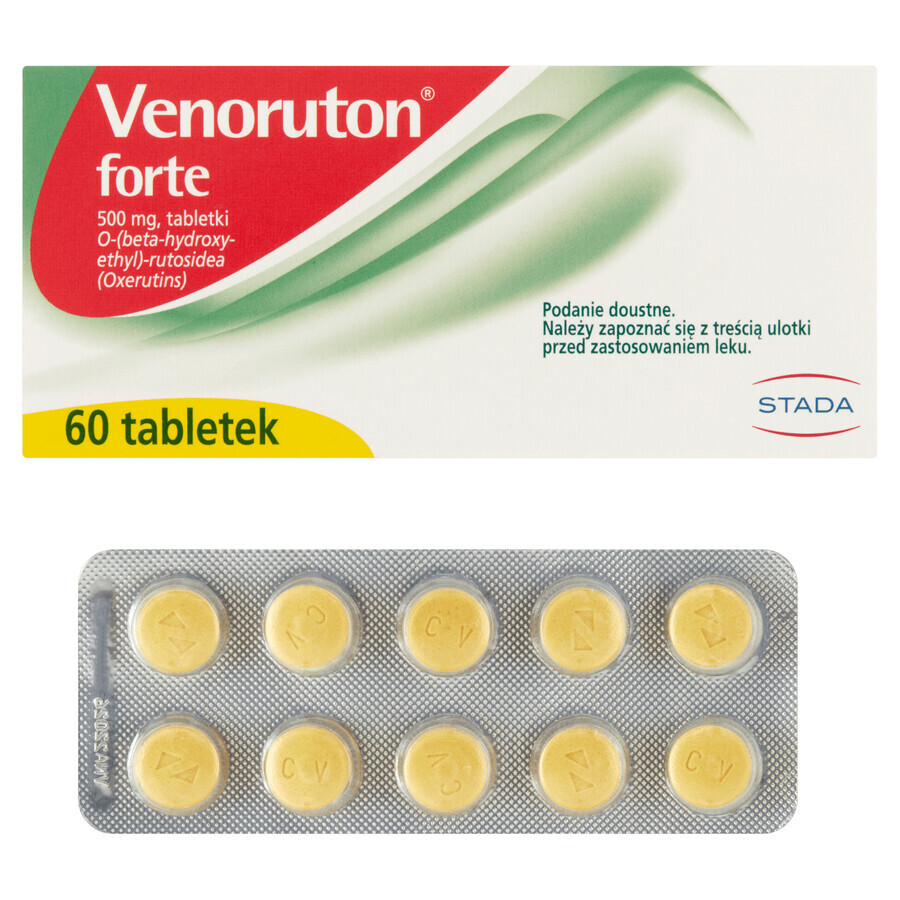 Venoruton Forte 500 mg, 60 compresse